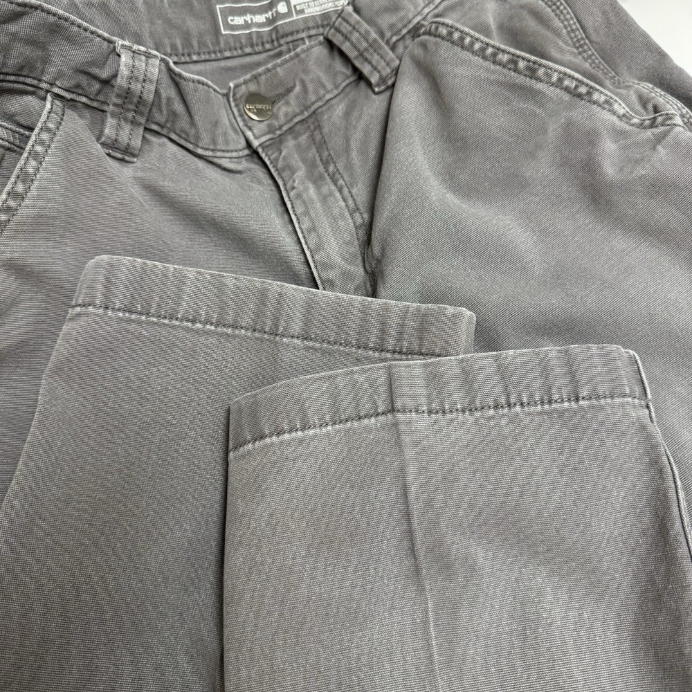 Carhartt Men's Relaxed Straight Rigby Canvas Work Pants 30x32 - Picture 4 of 7
